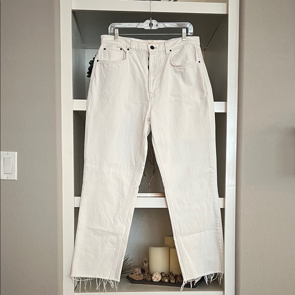 GRLFRND Cassidy Mid Rise Straight Leg